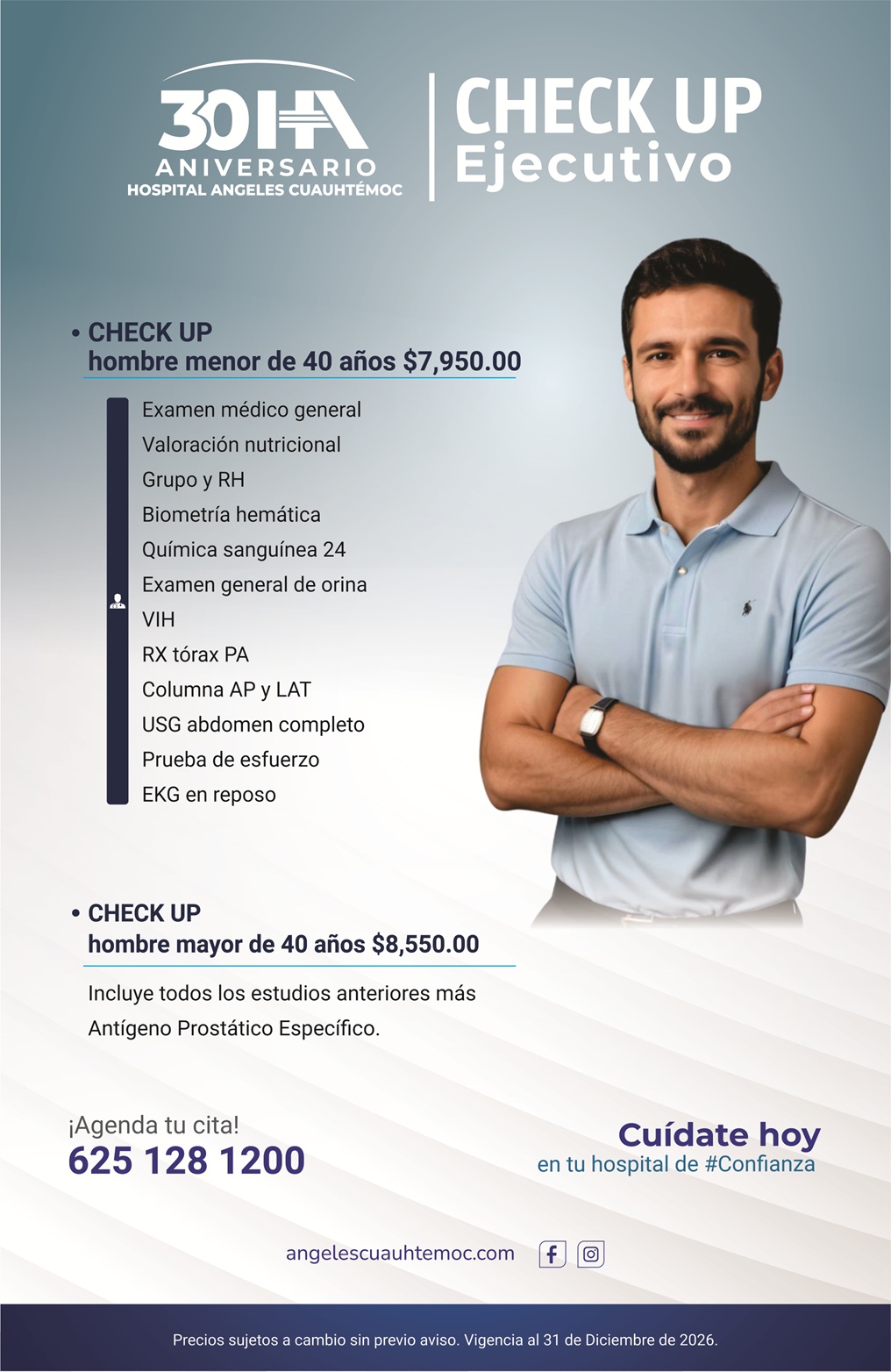 CHECK UP EJECUTIVO MASCULINO