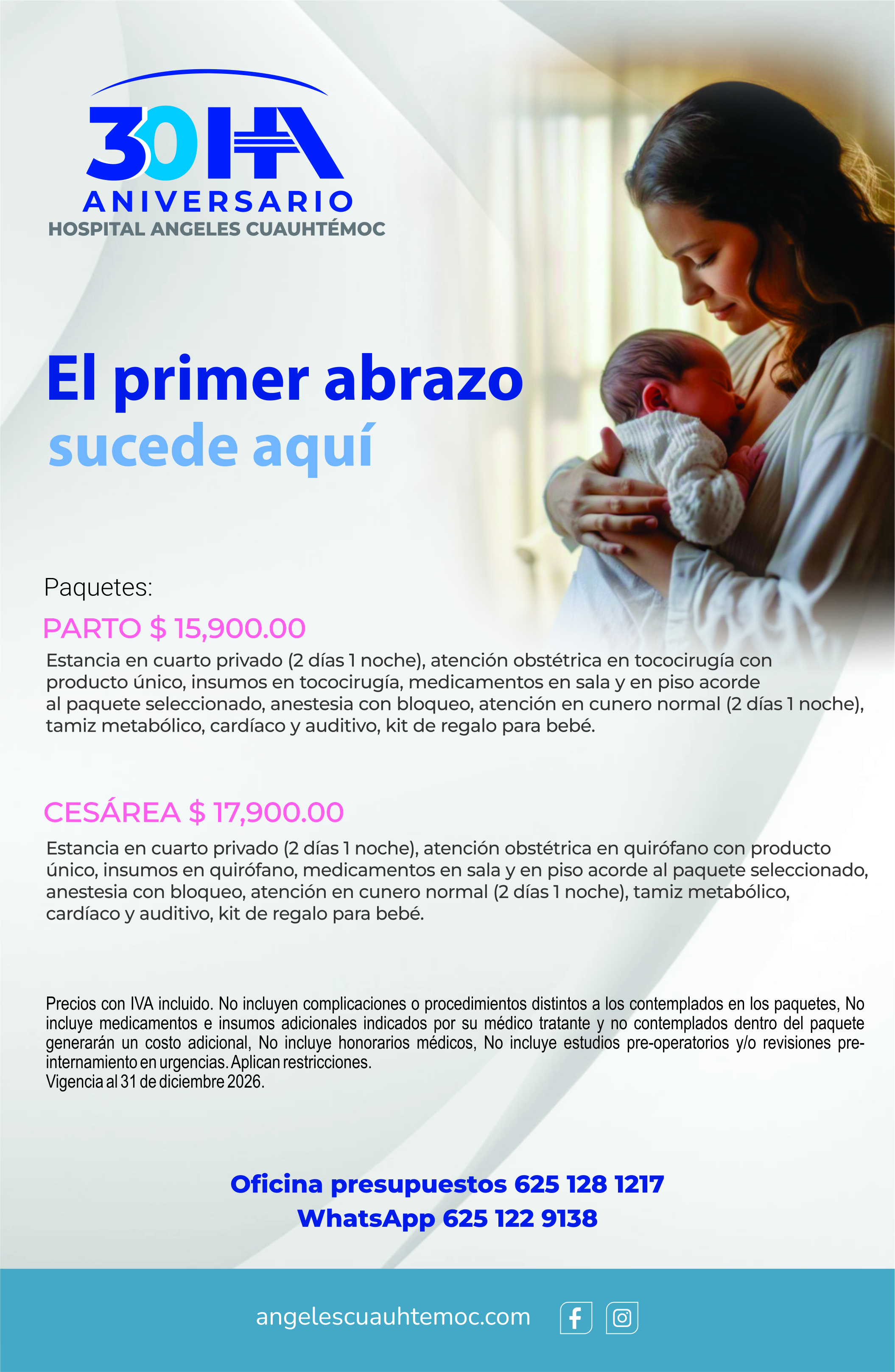 PAQUETES DE MATERNIDAD